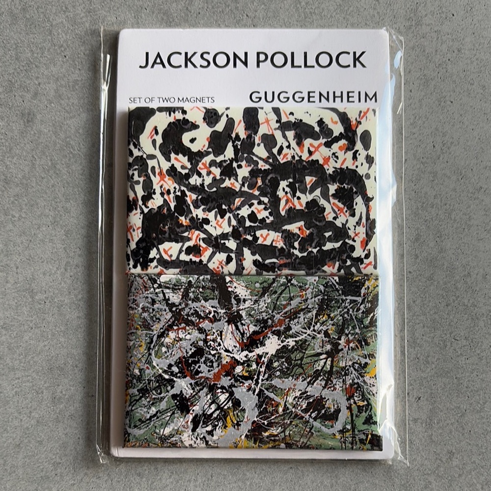 🦄 3/$10 Jackson Pollock Guggenheim Magnet Set